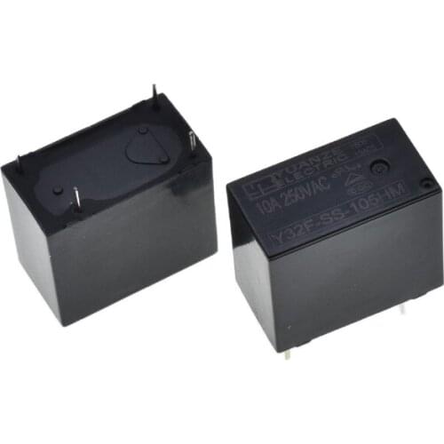HOT NEW 5V relay Y32F-SS-105HM Y32F SS 105HM Y32FSS105HM 5VDC DC5V 5V 10A 4PIN alternative HF32F-005-HS HF32F 005 HS HF32F005HS