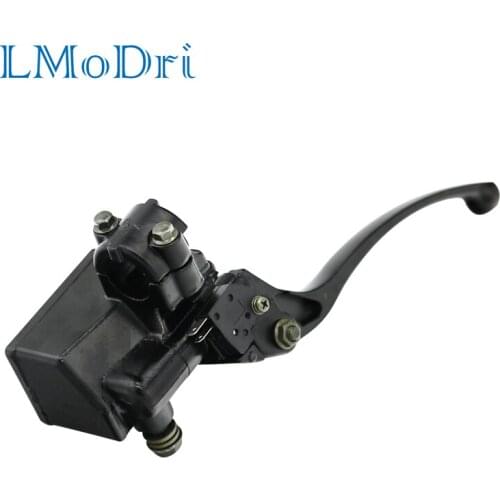 LMoDri Black Universal 22mm Motorcycle Front Brake Clutch Master Cylinder Hydraulic Pump Lever For Honda Yamaha Suzuki Kawa