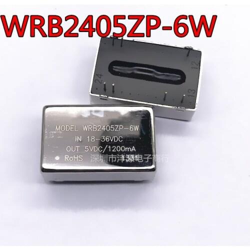 100% nuevo 1 pcs/lote WRB2405ZP-6W WRB2405ZP DC-DC Input 24V to 5V power 6W Transistor origina