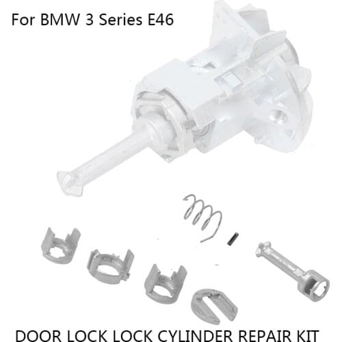 1Set For BMW 3 Series E46 DOOR LOCK LOCK CYLINDER REPAIR KIT FRONT LEFT OR RIGHT OE 51217019975 New