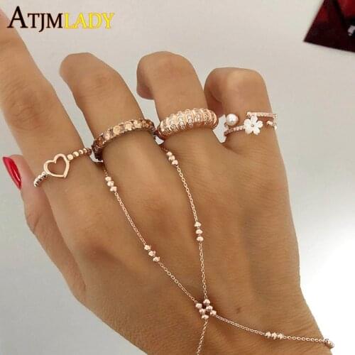 Rose Gold Color Micro Pave Iced Out Bling Classic Vintage CZ Twist Dome Ring Engagement Eternity Band Stack Women Finger Ring