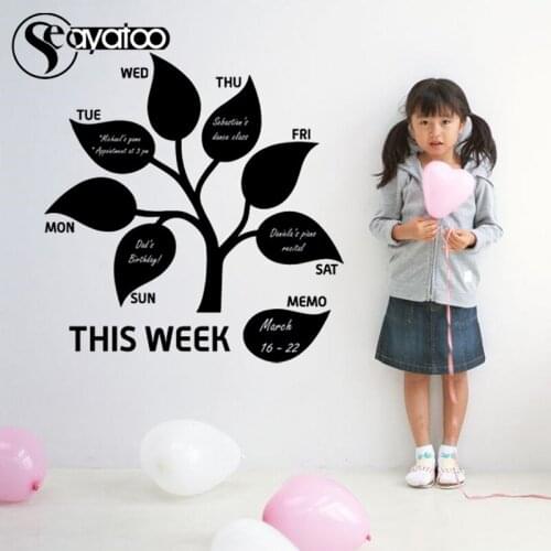 Seayatoo Black Wall Stickers