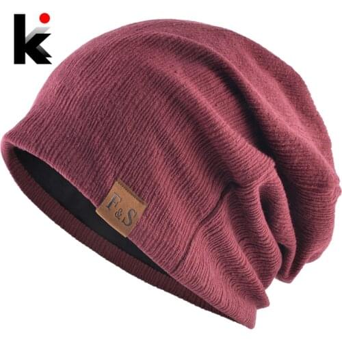 Fashion Unisex Beanie Knitted Flexible Hat For Women Spring Autumn Casual Soft Skullies Beanies Men Streetwear Hip Hop Bonnet