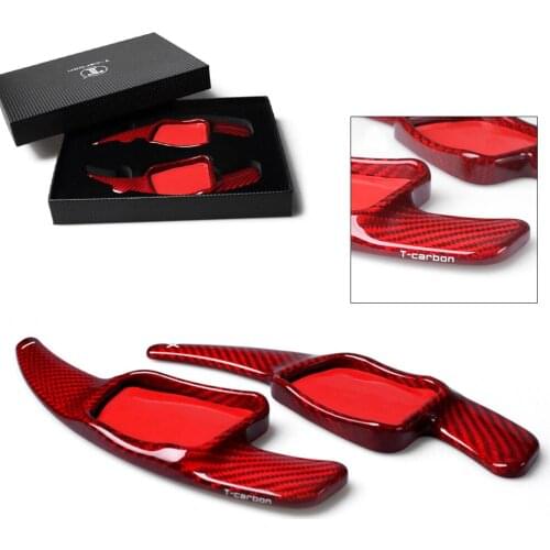 Carbon Fiber Steering Wheel Extension Paddle Shift for Audi A4L A5 A3 TT TTS Q7 A5 S3 S4 Q2 Q5