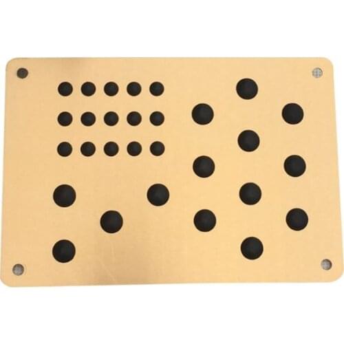 Universal Aluminum Car Floor Mat Patch Non-slip Heel Plate Footrest Pedal E7CA