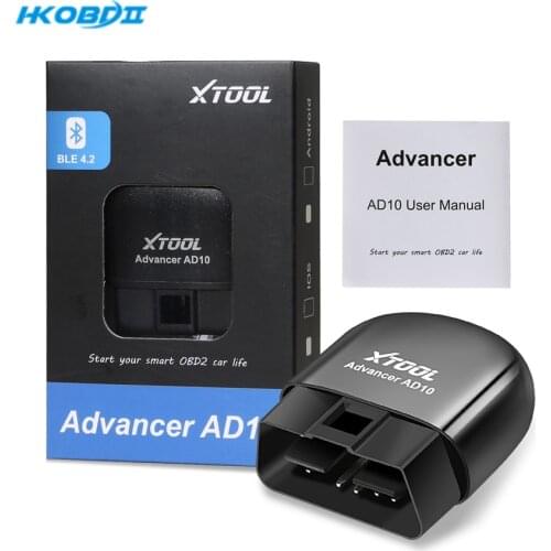 XTOOL Advance AD10 Auto Car Fault Code Reader OBD2 OBD 2 ELM327 Bluetooth Car Diagnostic Scanner Tool with HUD Head Up Display