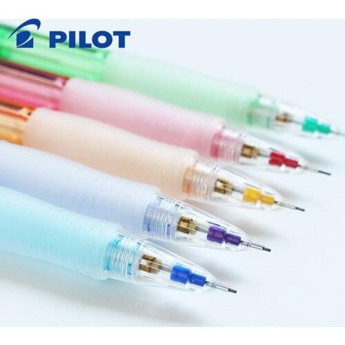 Japan PILOT H-185N mechanical pencil color transparent rod 0.5mm retractable mechanical pencil for students