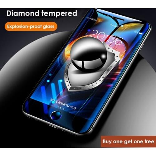 Jokod Full Coverage Cover Tempered Glass For iPhone7 8 7p 8Plus Screen Protector Protective Film For iPhone