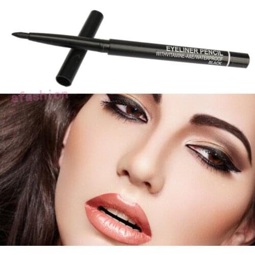 1 pcs Hot selling Makeup Rotary Retractable Waterproof Automatic Eyeliner Pencil Beauty Eye Liner Pen Free shipping
