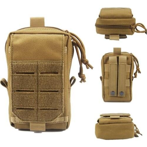 1000D New Laser Flip Phone Tactical Bag Tactical Hunting Cell Phone Pouch Molle Multifunction Tool Bag