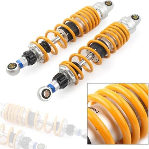 8mm spring 305mm 315mm 330mm 340mm Adjust damping shock absorber For Honda Yamaha Kawasaki Suzuki