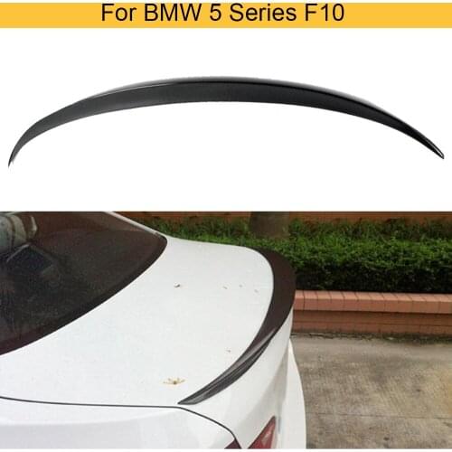 Rear Trunk Spoiler for BMW F10 530i 528i 535i 550i 528i 4-Door 2010 - 2013 carbon fiber rear Boot wing lip
