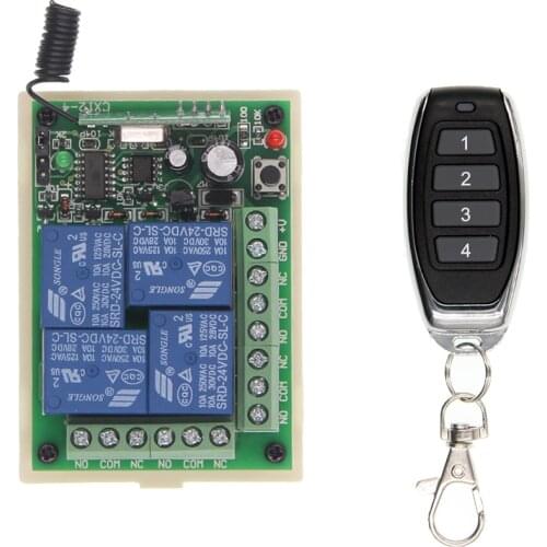 DC12V Wireless Remote Control Transmitter DC24V Motor Motor Positive And Negative Control Switch LED Remote Control Switch