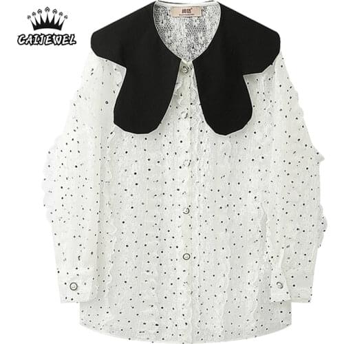 Блузки в горошек CAIJEWEL China At AliExpress