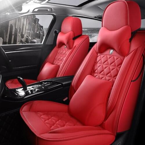 Leather universal auto seat covers for Geely Emgrand EC7 X7 GX FE1 car styling automobiles Interior auto Cushion