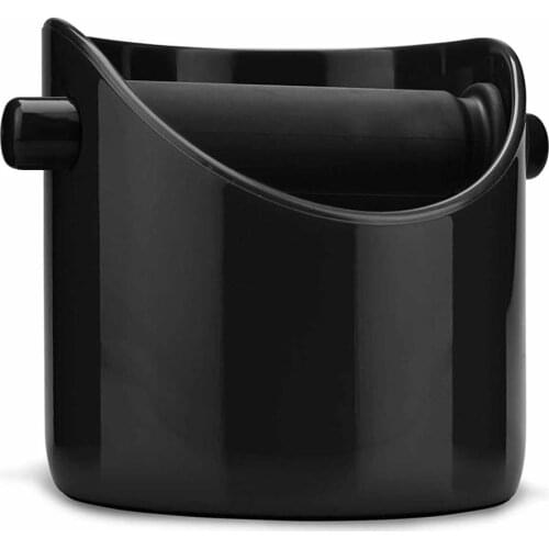 Hot Sale Coffee Grind Knock Box And Espresso Dump Bin Black