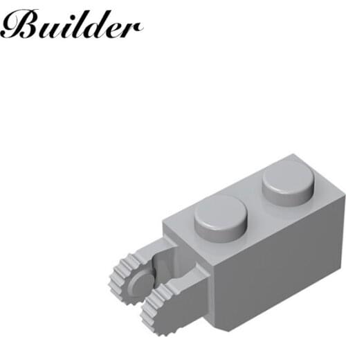 Little Builder Building Blocks Technological 1x2 Single Side Brick with Longitudinal Hinge 10pcs Compatible Assembles Part 30365