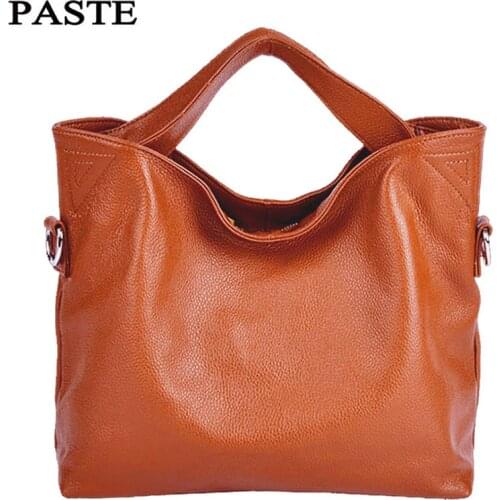 Hot Selling! 100% Genuine Leather Messenger bags Women Handbag Brand Soft Cow Leather Womens Shoulder bags for Women 2019 New