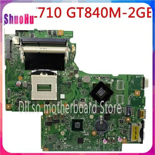 DUMBO2 REV2.1 Z710 For Lenovo Ideapad Z710 Notebook Motherboard SR16D HM86 PGA947 DDR3 GT840M 2GB 100% Test Work HM76 Intel KEFU
