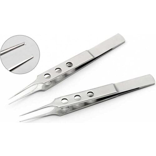 Microscopic instruments Eyelid tools Stainless steel 110 mm 3 Type Beauty tweezers microsurgery forceps Tools
