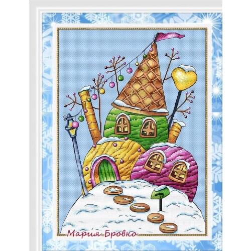 ZZ1660 DIY Homefun Cross Stitch Kit Packages Counted Cross-Stitching Kits New Pattern NOT PRINTED Cross stich Painting Set