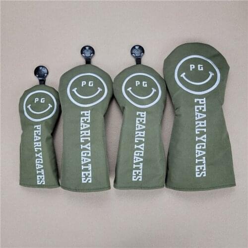 2021 New Pearly Gates Golf Club Driver Fairway Wood Cover Set Hyrid UT Fashion Cute For Golf Head Protect Cover