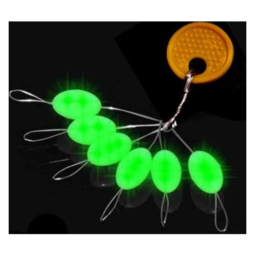 30Pcs Luminous Seven-star Oval Mini Fishing Float Space Beans Easy Use Floater Are Put On The Like A Stopper And Be Fixed J303