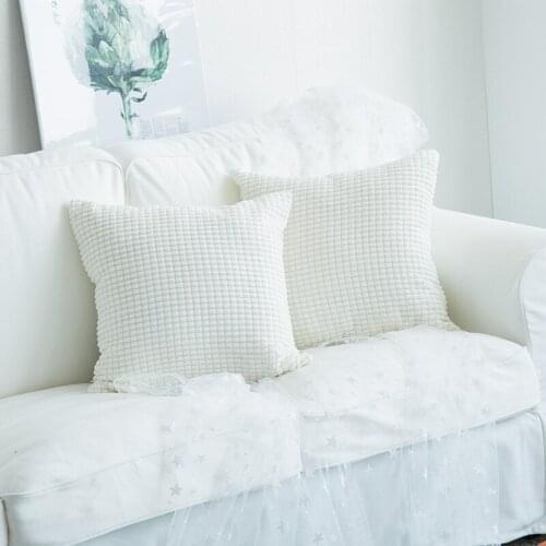 Corduroy Pillow Case Decorative Fronha Warm Back Support Pillowcases Soft Corn Texture Home Office Pillows Cover