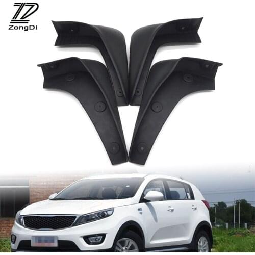 ZD Car Front Rear Mudguards For 2011 2012 2013 2014 2015 KIA Sportage (SL) Accessories Mudflaps Car-styling 1Set/4Pcs Fenders