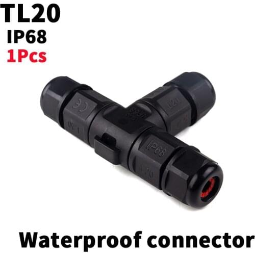 1PCS TL20 2Pin 3Pin Waterproof connector wire connector LED connector IP68 diy electronic Outdoor lighting connector