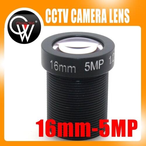 10pcs/lot HD 5mp 16mm lens cctv lens IR Board 1/2.5" M12x0.5 view 50m for Security IP Camera