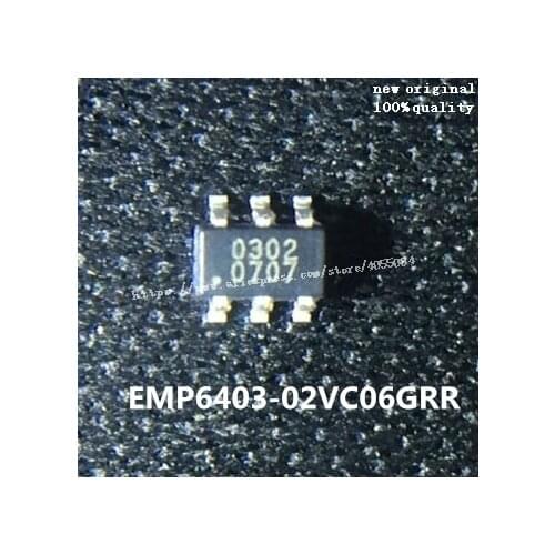 20PCS EMP6403-02VC06GRR EMP6403 02VC06GRR 0302 0707 Brand new and original chip IC