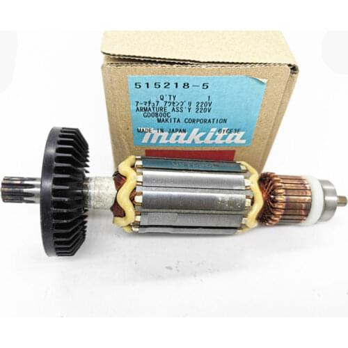 AC220-240V MAKITA 515193-5 Rotor Motor Armature for GD0800C Rotor