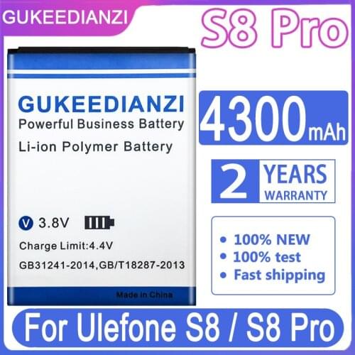 4200mAh Mobile Phone Battery For Ulefone S8 / S8 Pro with Tracking Number