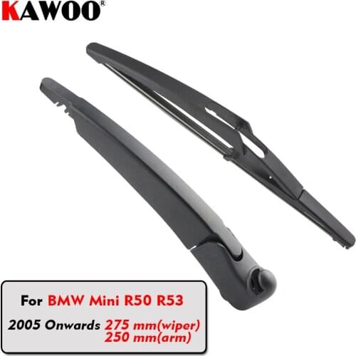 KAWOO Car Rear Wiper Blades Back Window Wipers Arm For BMW Mini R50 R53 Hatchback (2005 Onwards) 275mm Auto Windscreen Blade