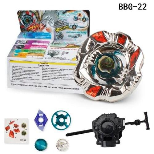 Bayblade Spinning Top Zero G Series BBG22 Berserker Begirados SR200BWD with mini Ripcord Starter Launcher