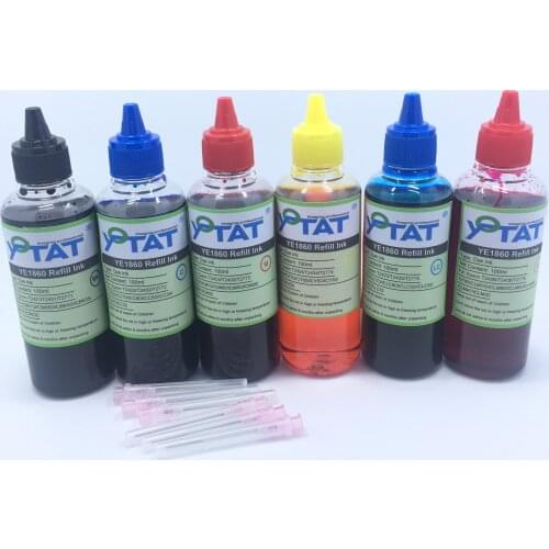 YOTAT 100ml Dye ink for Epson T2421 T2431 T2771 T2781 ICBK70 ICBK80 ICBK50 ICBK35 ICBK47 ICBK32