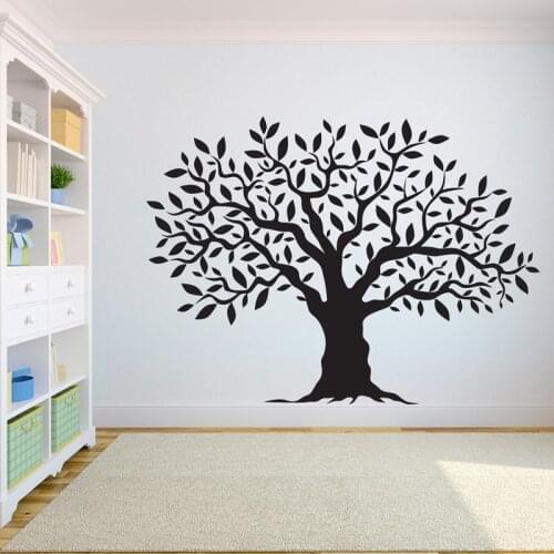 Tree Wall Decal Sticker Bedroom Tree of Life Roots Home Decor Wall Sticker Nature Leaf Vinyl Art Murals Children Room G915