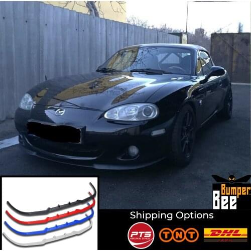 For MAZDA MIATA / MX5 NB CUPRA R FRONT SPOILER BUMPER LIP Euro Spoiler Lip Universal 3 pcs Body Kit