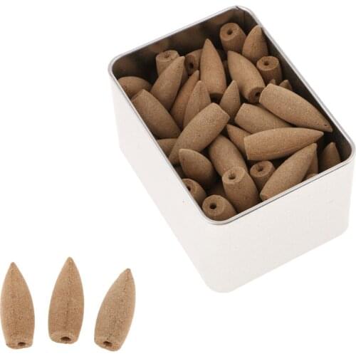 Home Buddhist Incense Burner Smoke Backflow Cones Incense Fragrance for Home Living Room Car Use - 12 Types