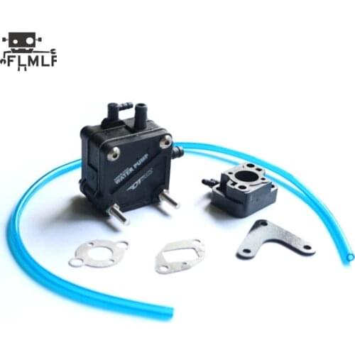 Water Pump C/W Carburetor Insulator Fit for Zenoah RCMK Engine RC Gas Boat