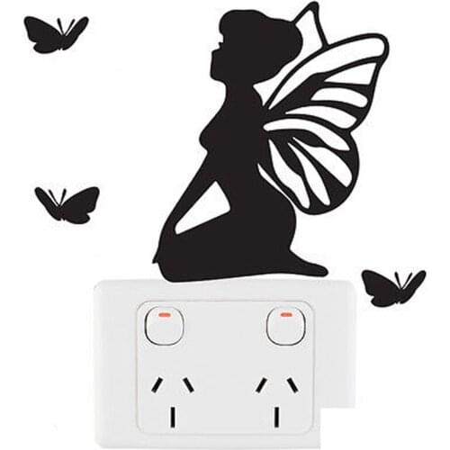 Butterflies Beautiful Vinyl Switch Sticker Wall Decal 5WS0086