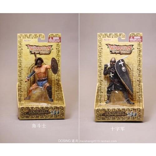 Gladiator Crusader Warrior Doll Medieval European Castle Miniature Figurine Ancient Rome Soldier Action Figures Model Toys Decor
