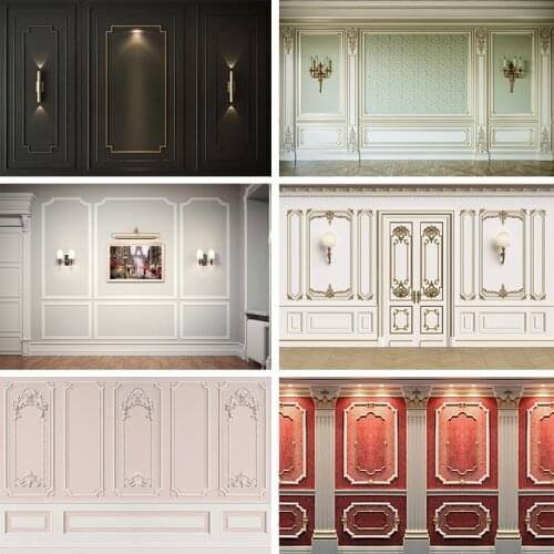 Laeacco Old Dark Chic Wall Light Wedding Party Baby Birthday Photo Backgrounds Room Decor Photographic Backdrop For Photo Studio