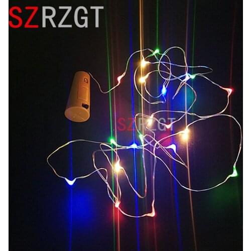 2M 20LEDs Mini LED Holiday String Lights Micro Waterproof Lamp Indoor Wedding Light for Home Decoration Christmas Glass Craft