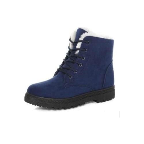 Fashion warm snow boots 2018 heels winter boots new arrival women ankle boots women shoes warm fur plush Insole shoes woman