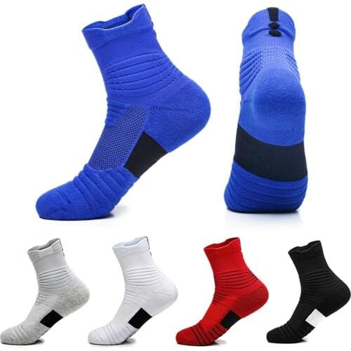 New Arrival 1 Pairs Cycling Sport Socks For Men Set Good Quality Cotton Football Basketball Sock