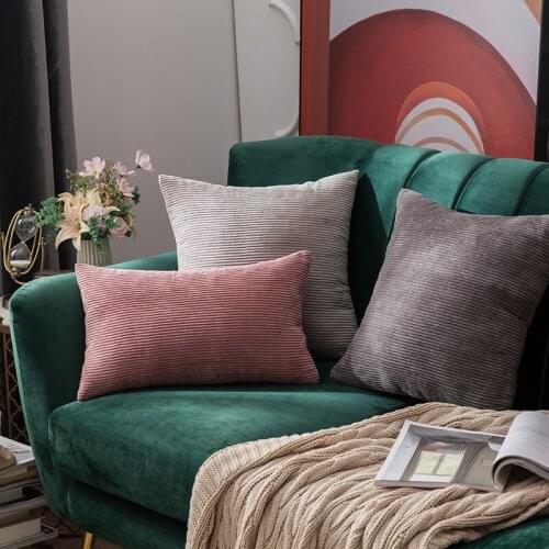INS Classic Fashion Pink High Quality Thicken Velvet Cushion Cover Pillow Cover Pillowcase Home Decorative Sofa Throw Pillows