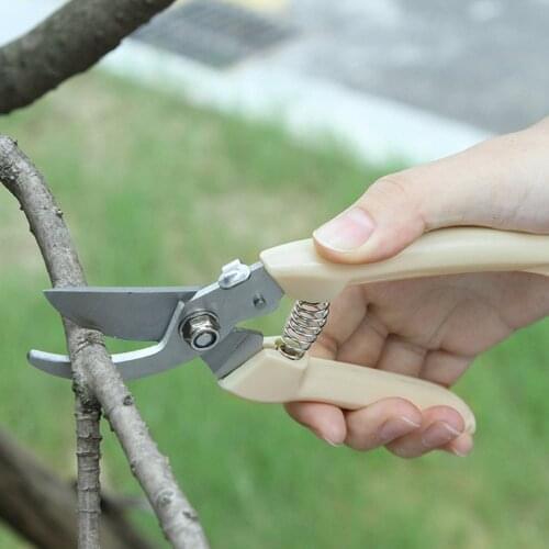 Gardening Pruning Shears Stainless Steel Fruit Tree Flowers Scissors Secateurs Cutter Branch Pruner Plant Shears Grafting Tools