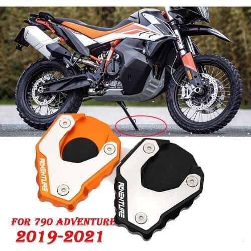 Foot Side Kickstand FOR 790 Adventure R 790Adventure 790 ADV Motorcycle Enlarge Parking Kick Stand Extension Pad Plate Pedal